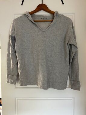 Ladies Oversized XSmall Loft Grey Hoodie